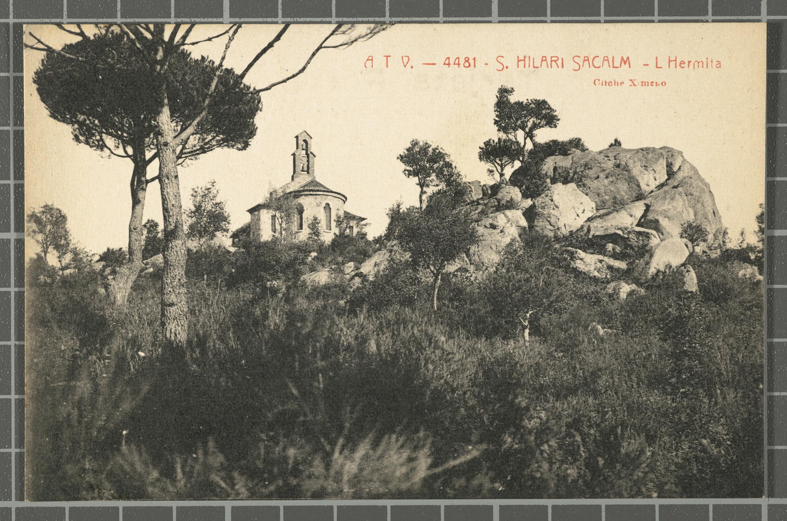 Josep Ximeno Planas, A.T.V. - 4481 . S. Hilari Sacalm. L'Hermita