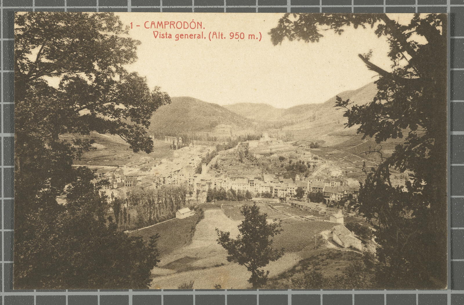 Desconegut, 1 - Camprodon. Vista general (Alt. 950m)