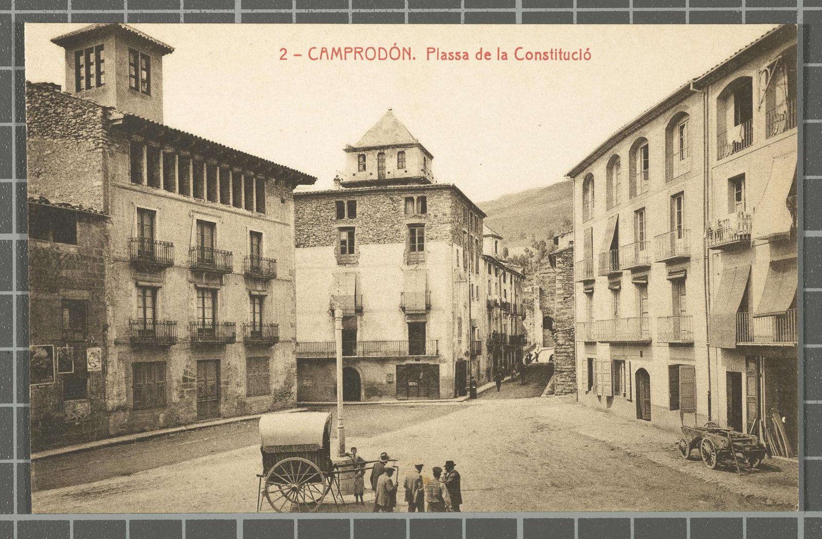Desconegut, 2 - Camprodon. Constitution plate