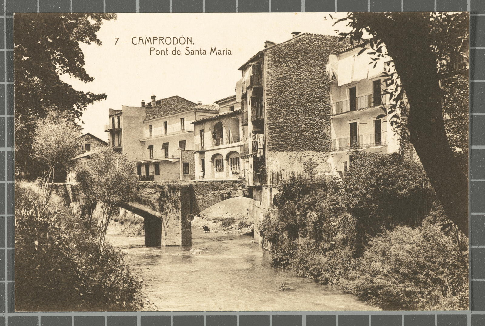 Desconegut, 7 - Camprodón. Pont de Santa Maria