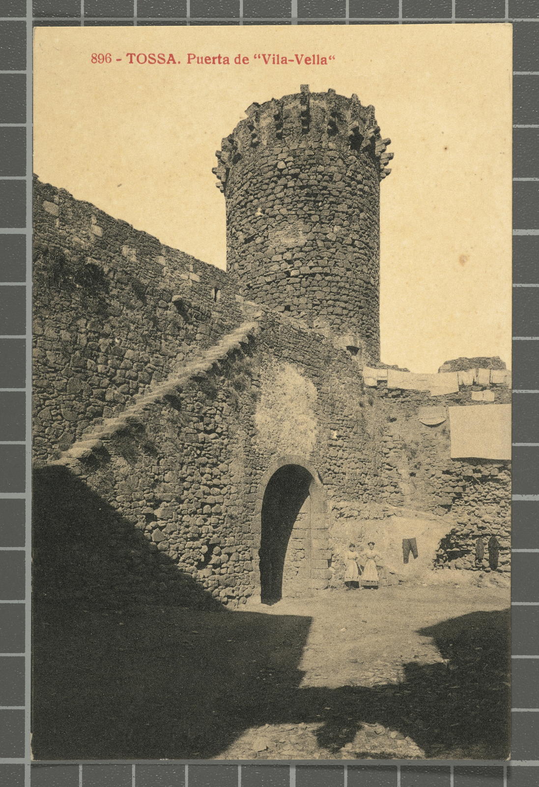 Desconegut, 896 - Tossa. Puerta de\ ‘Vila-Vella\’