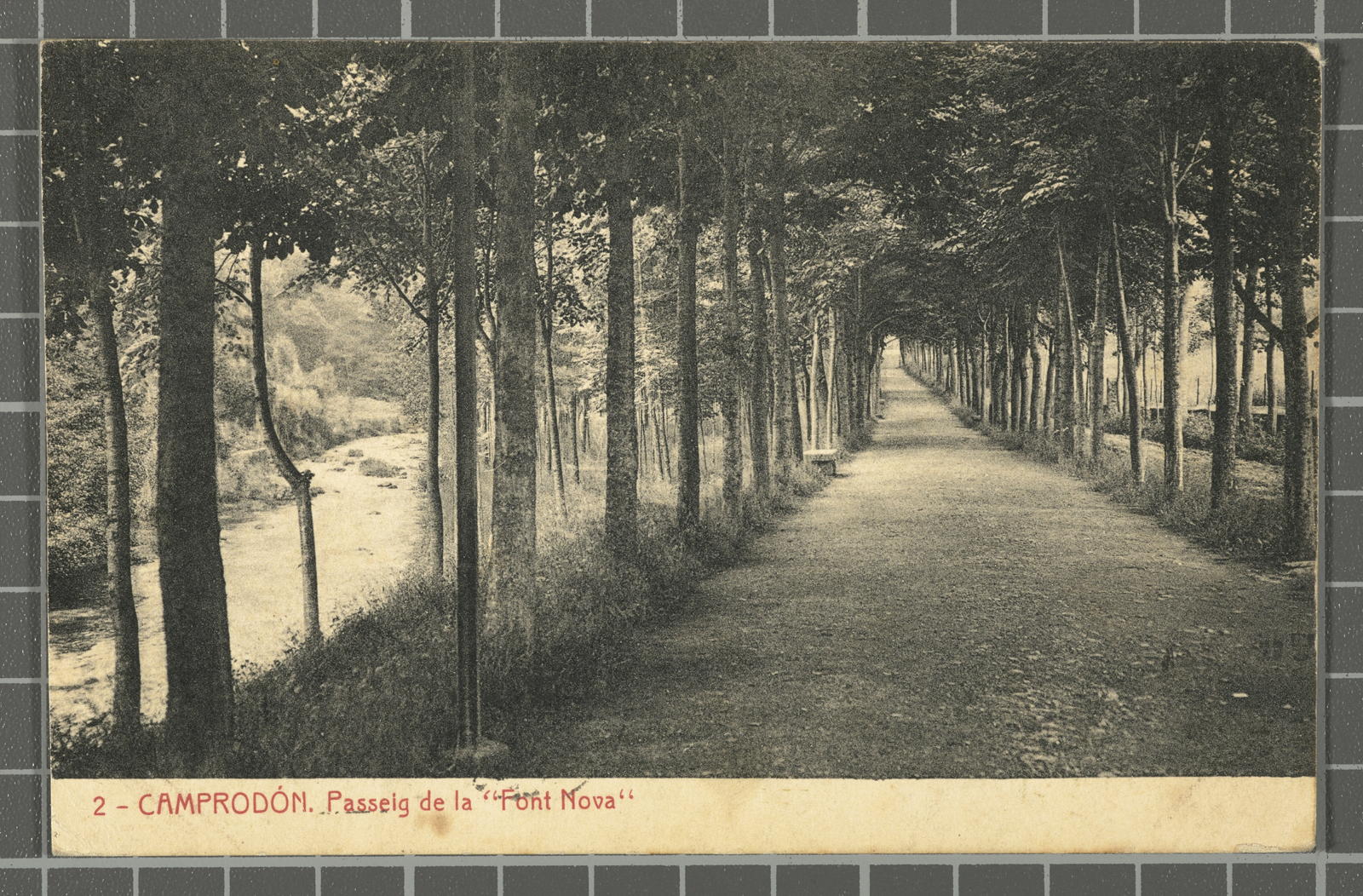 Desconegut, 2 - Camprodón. Passeig de la "Font Nova"