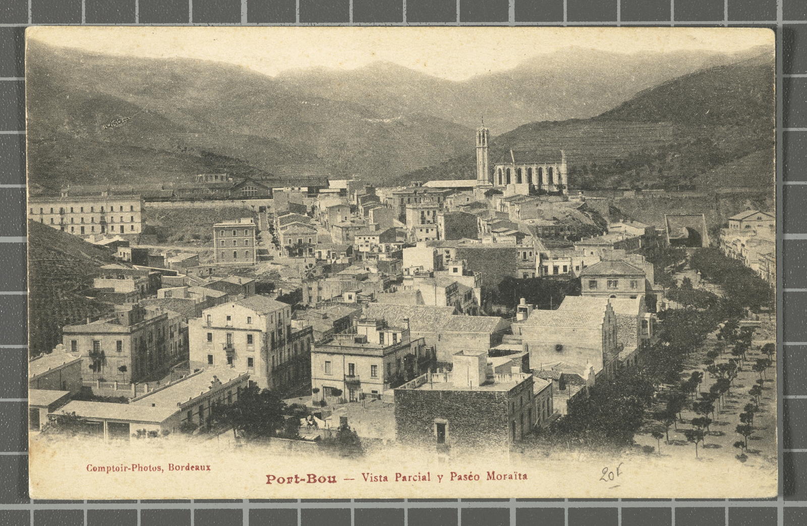 Desconegut, Port-Bou - Partial View and Paséo Moraïta