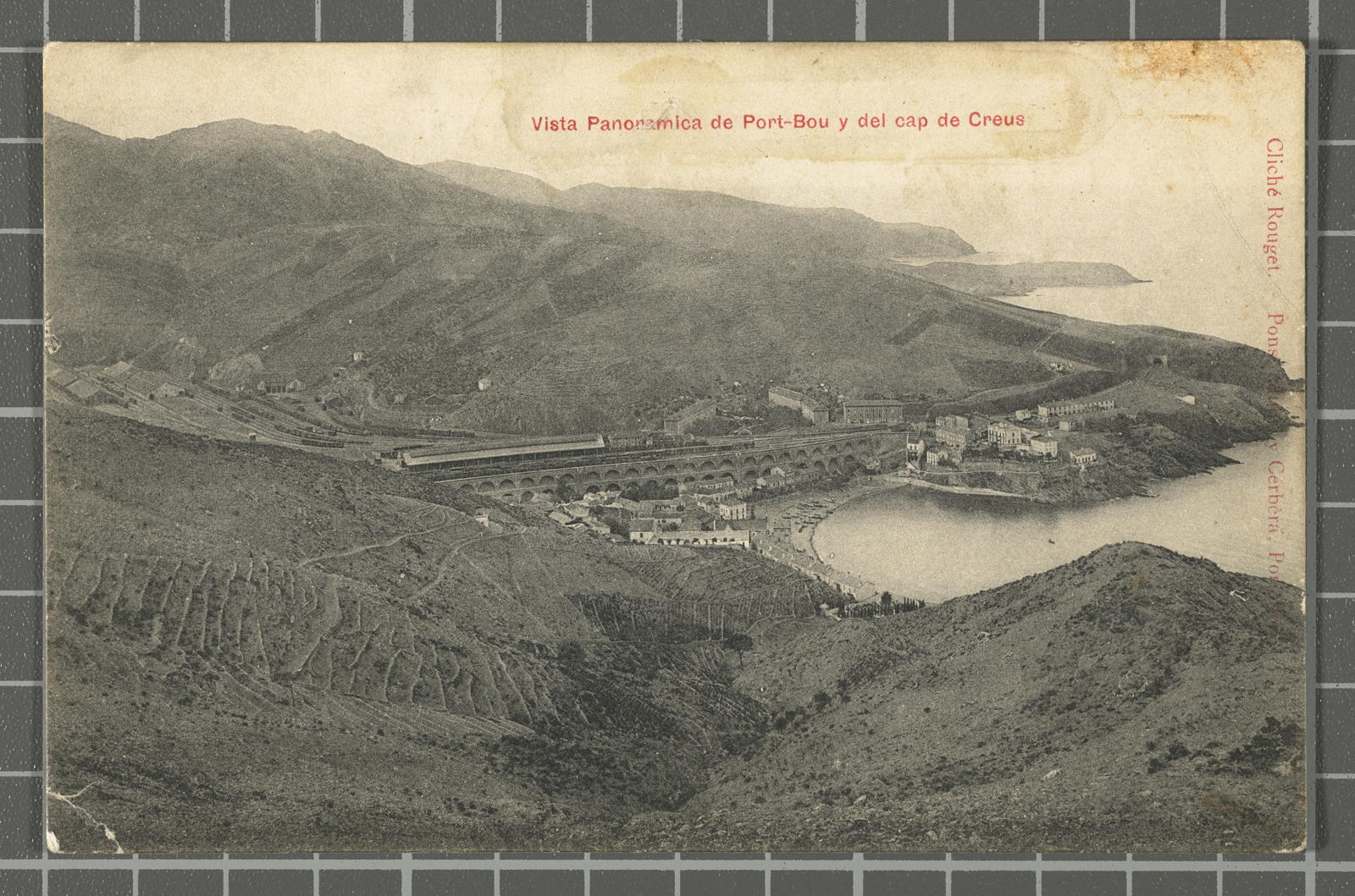 Desconegut, Vista Panoramica de Port-Bou y del cap de Creus