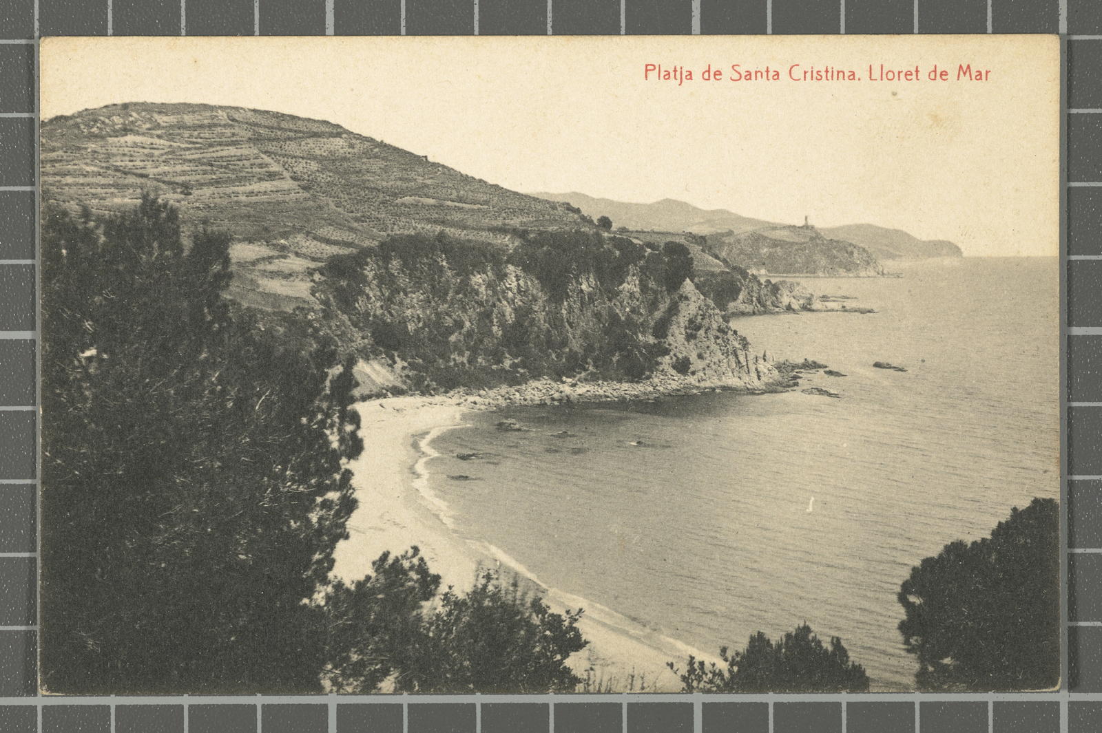 Desconegut, Platja de Santa Cristina. Lloret de Mar