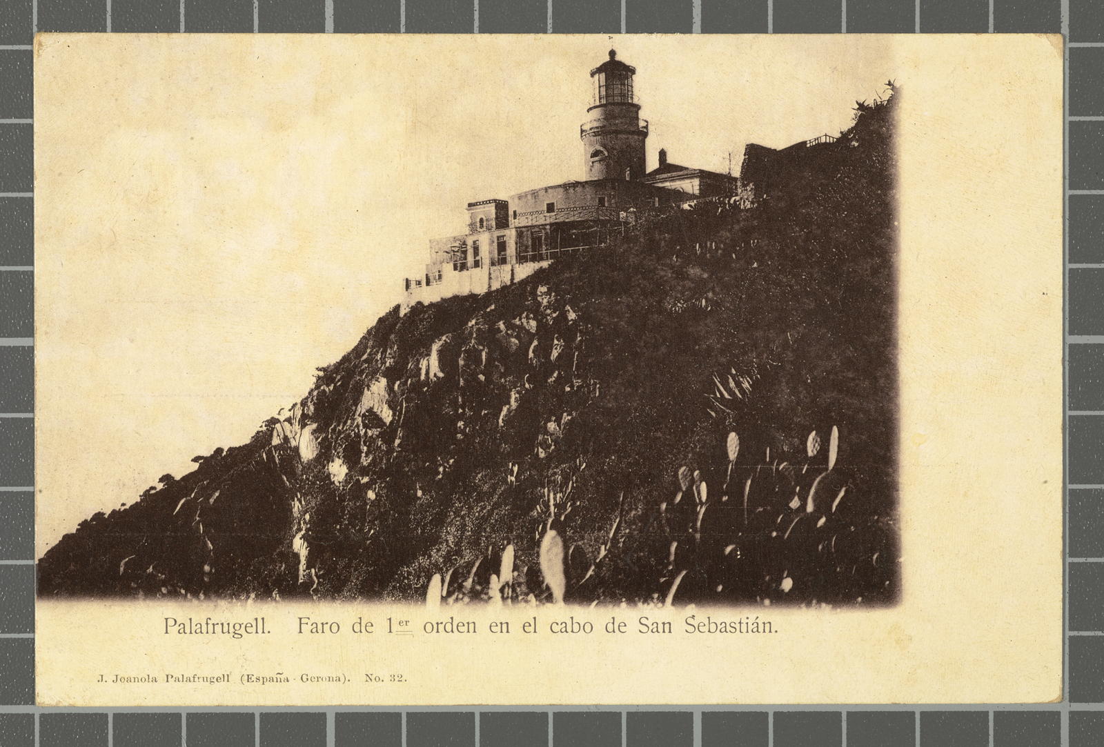 Desconegut, Palafrugell. 1st Lighthouse orden in the cabo of San Sebastian.