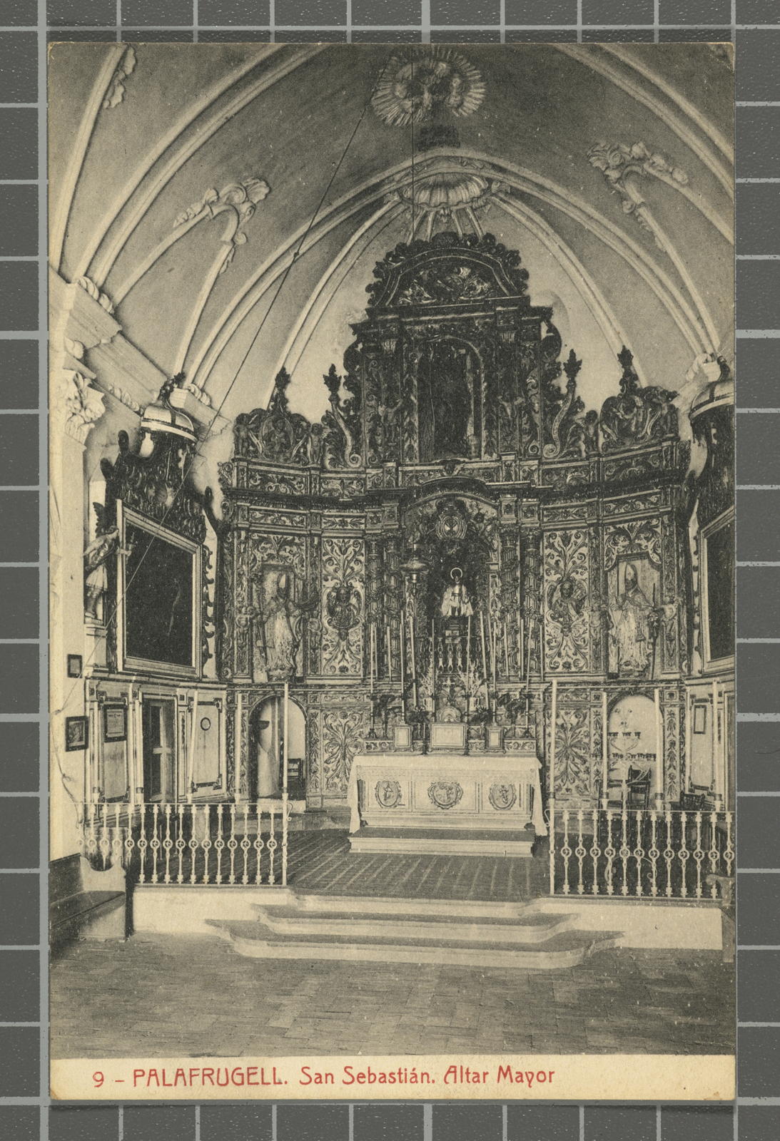 Desconegut, 9 - Palafrugell. San Sebastián. Altar Mayor