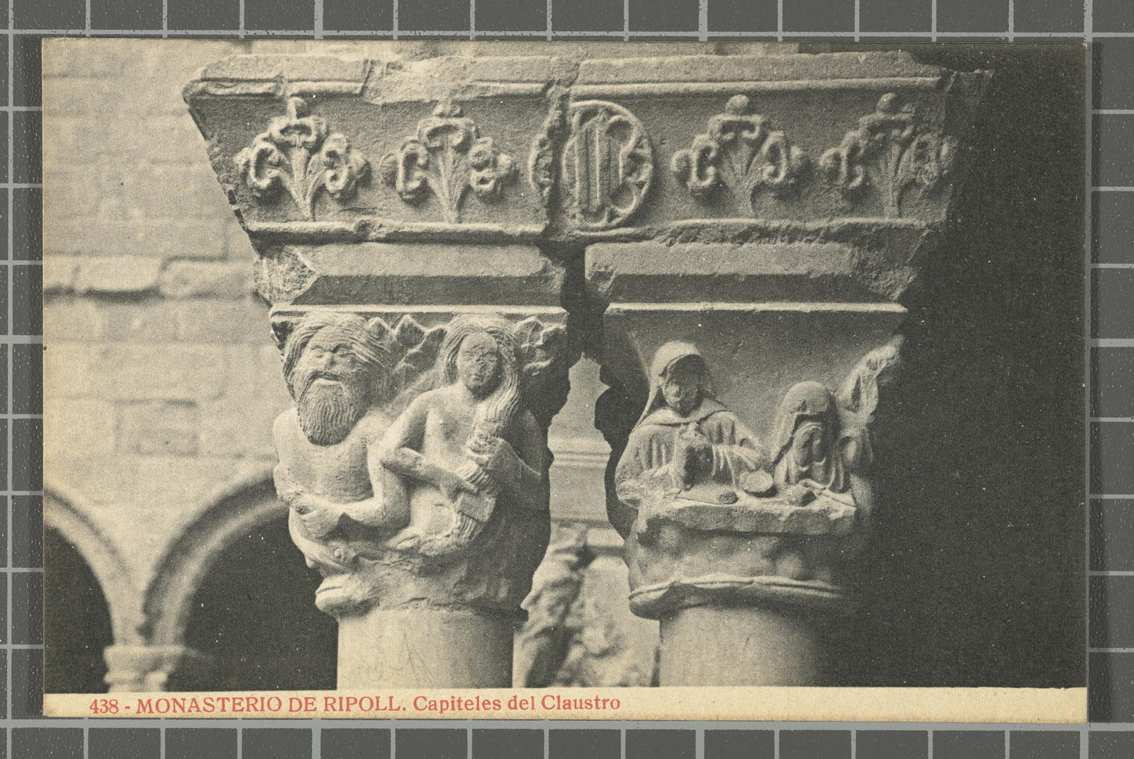 Desconegut, 438 - Monasterio de Ripoll. Capiteles del Claustro