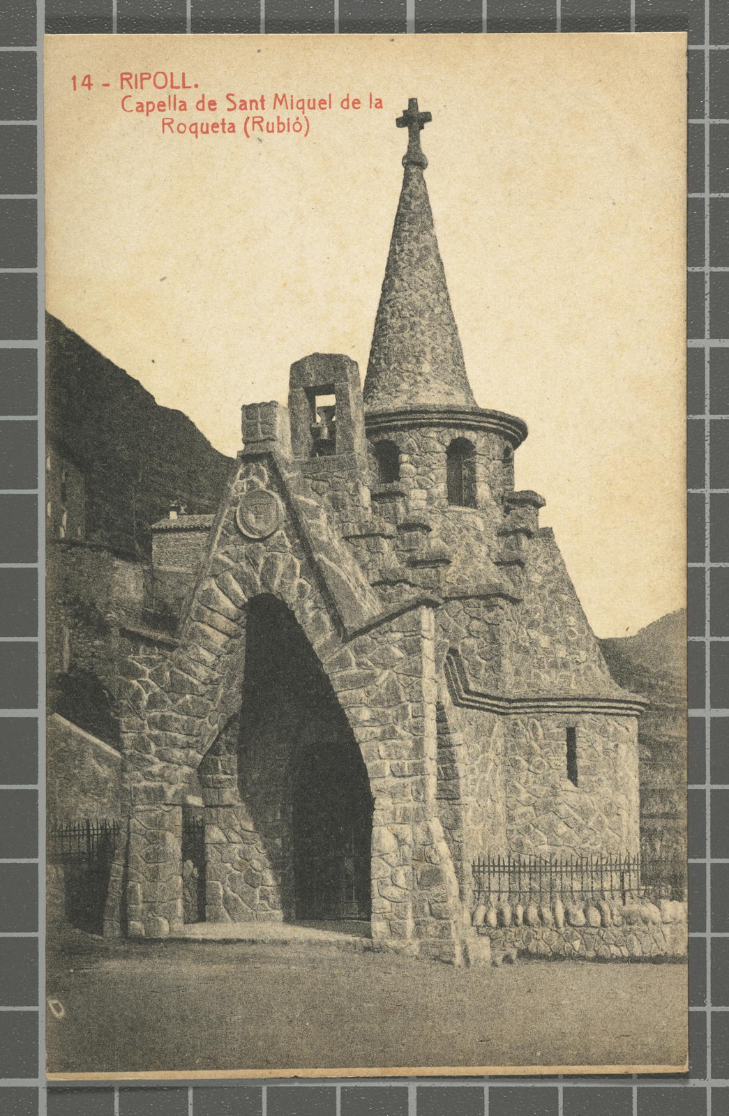 Desconegut, 14 - Ripoll. Capella de Sant MIquel de la Roqueta (Rubió)