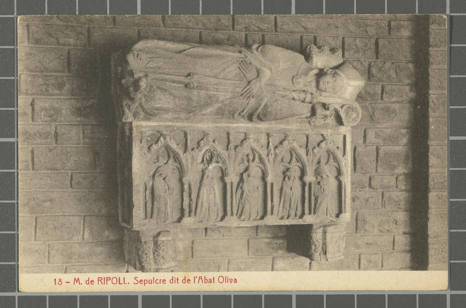 Desconegut, 18 - M. de Ripoll. Sepulchre finger of Abbot Oliva