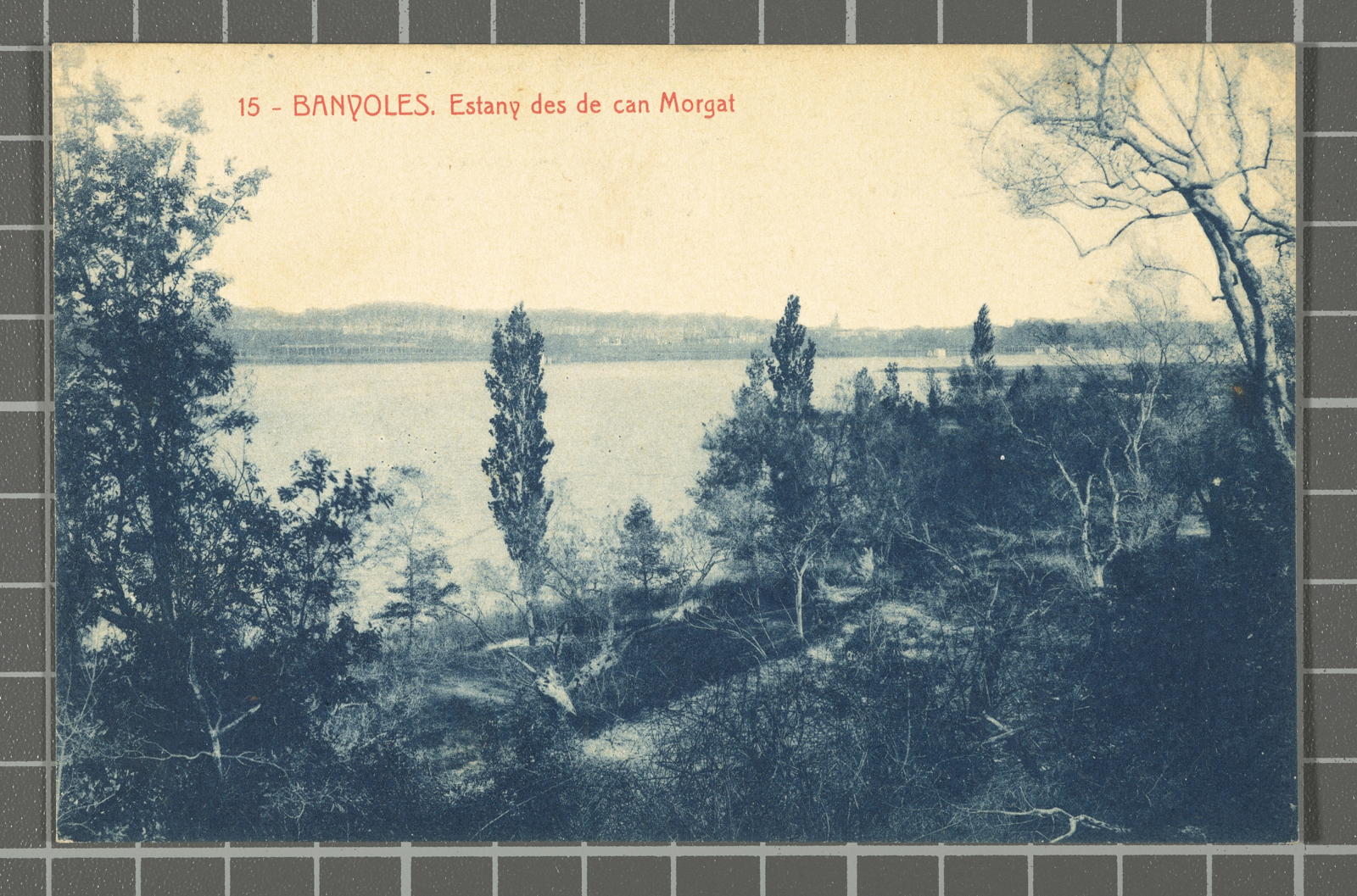 Desconegut, 15 - Banyoles. Estany des de can Morgat
