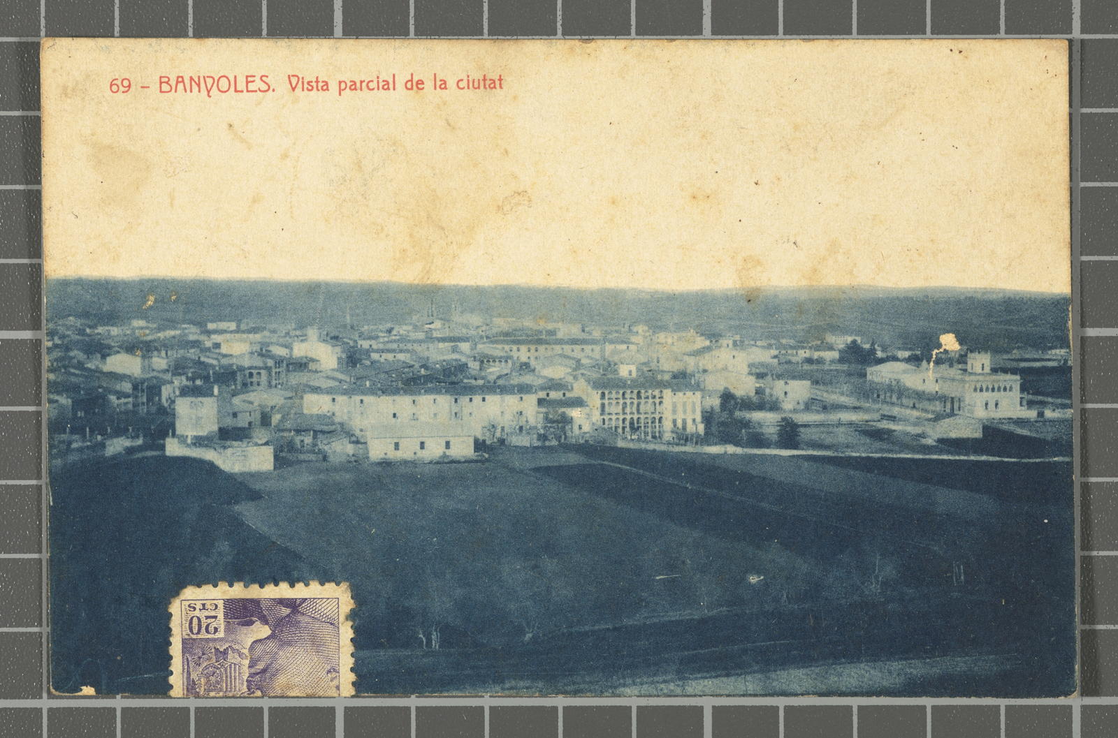 Desconegut, 69 - Banyoles. Vista parcial de la ciutat