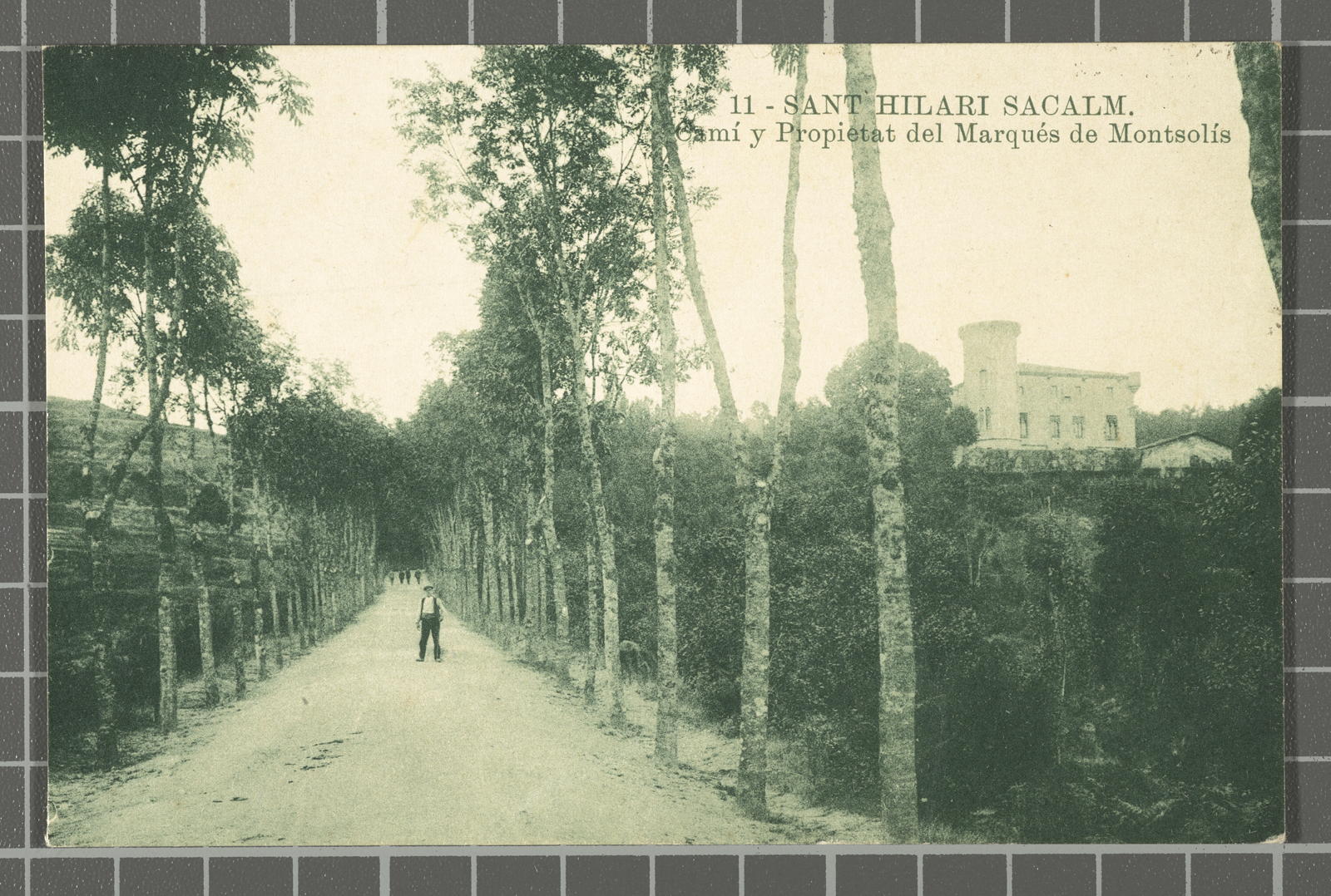 Josep Ximeno Planas, 11 - Sant Hilari Sacalm. Road and Properties of the Marquis of Montsolís