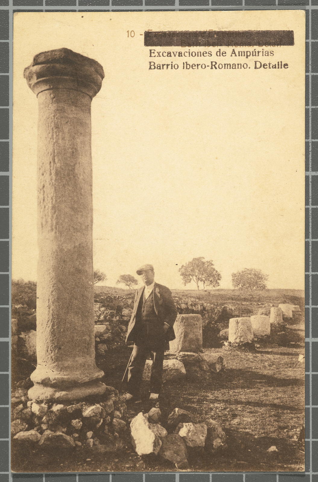 Josep Esquirol Pérez, 10 - Excavaciones de Ampúrias. Barrio Ibero-Romano. Detalle