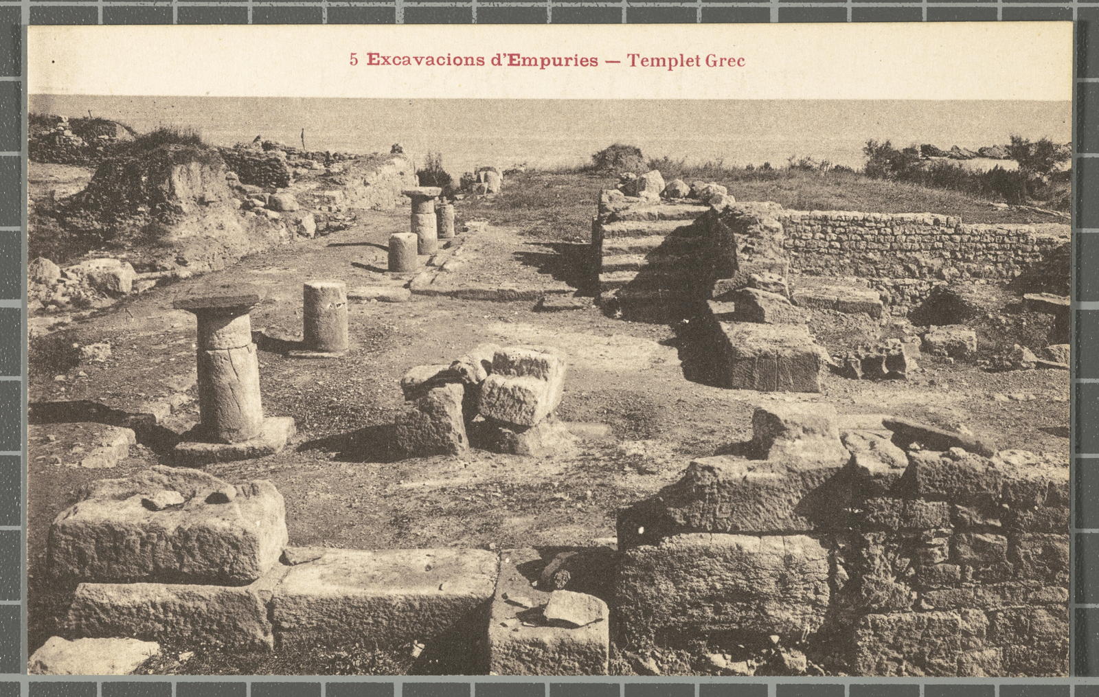 Josep Esquirol Pérez, 5 Empuries Excavations - Greek Templet