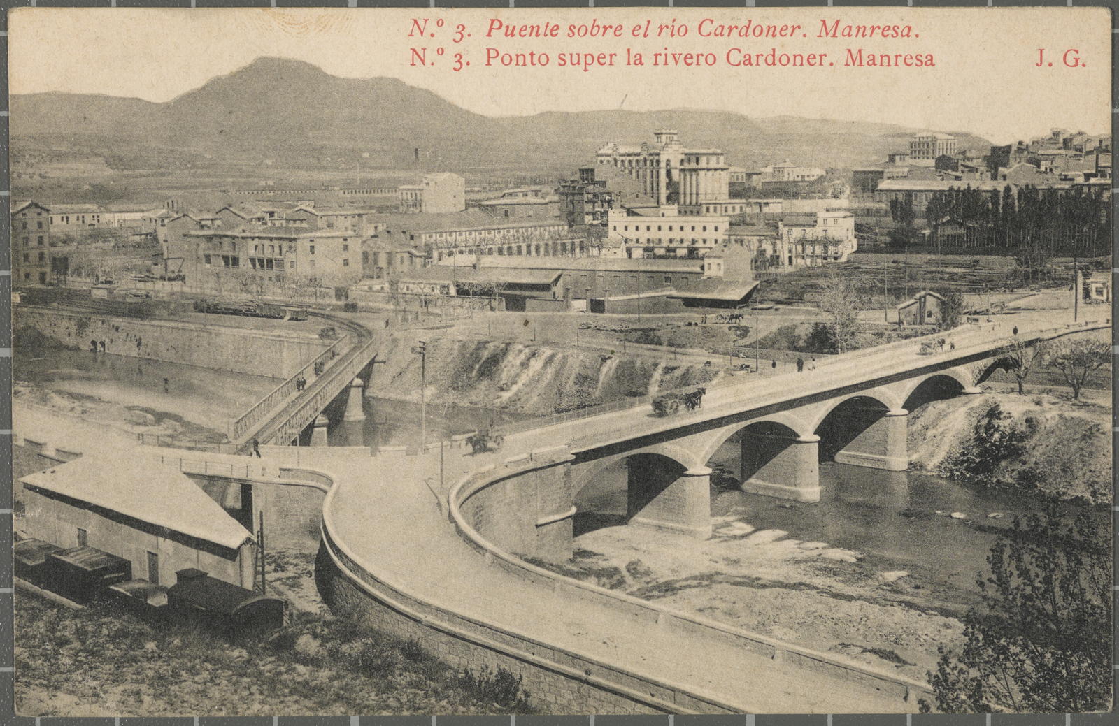 Desconegut, N.º 3. Puente sobre el río Cardoner. Manresa