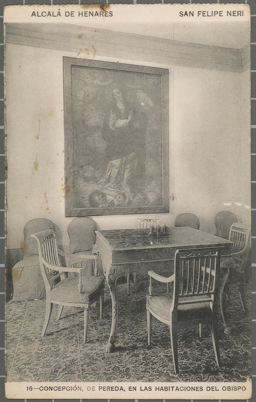 Desconegut, Alcalá of Henares. San Felipe Neri. 16-Concepción, of Pereda, at las habitaciones of the Obispo.