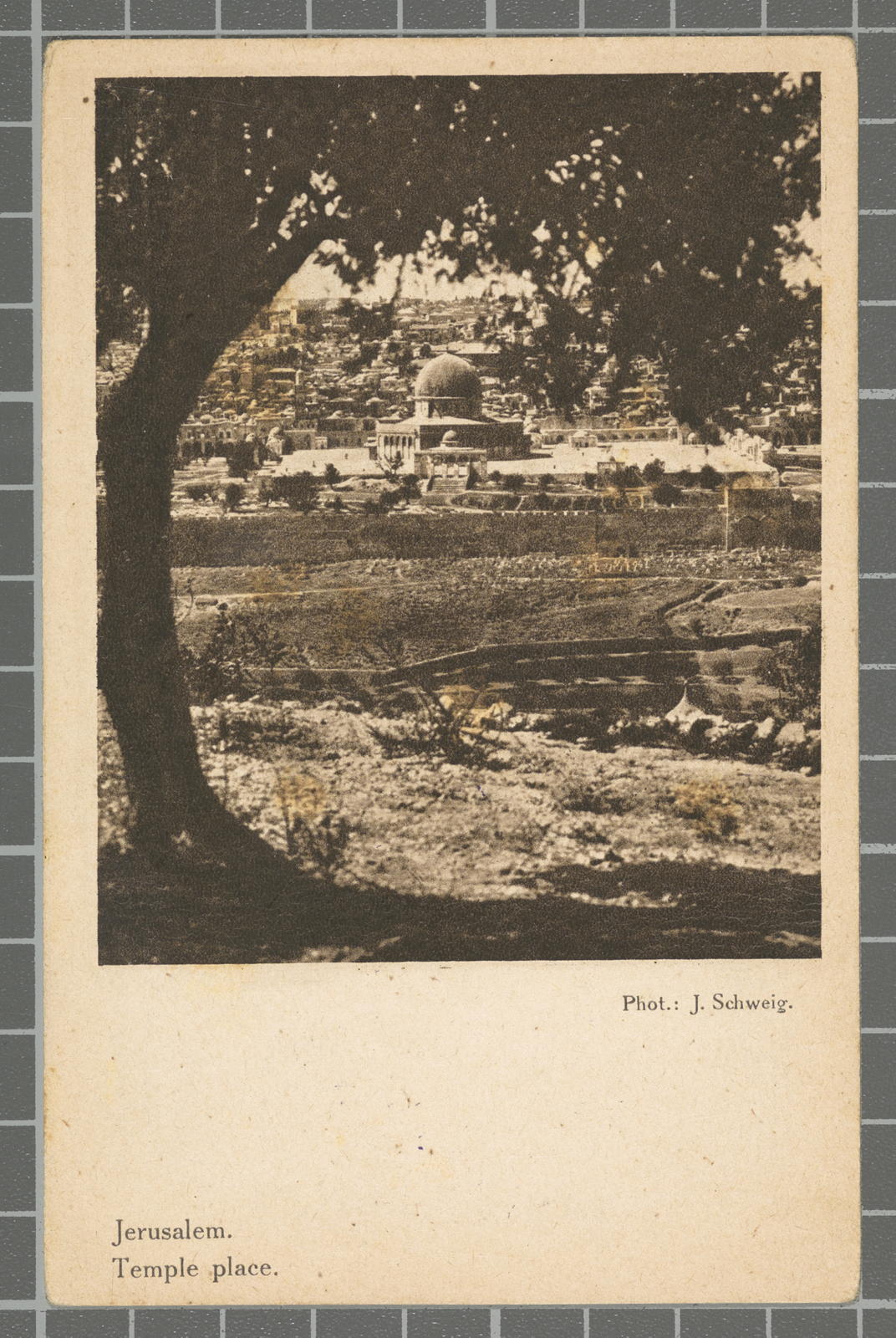 Jerusalem. Place Temple