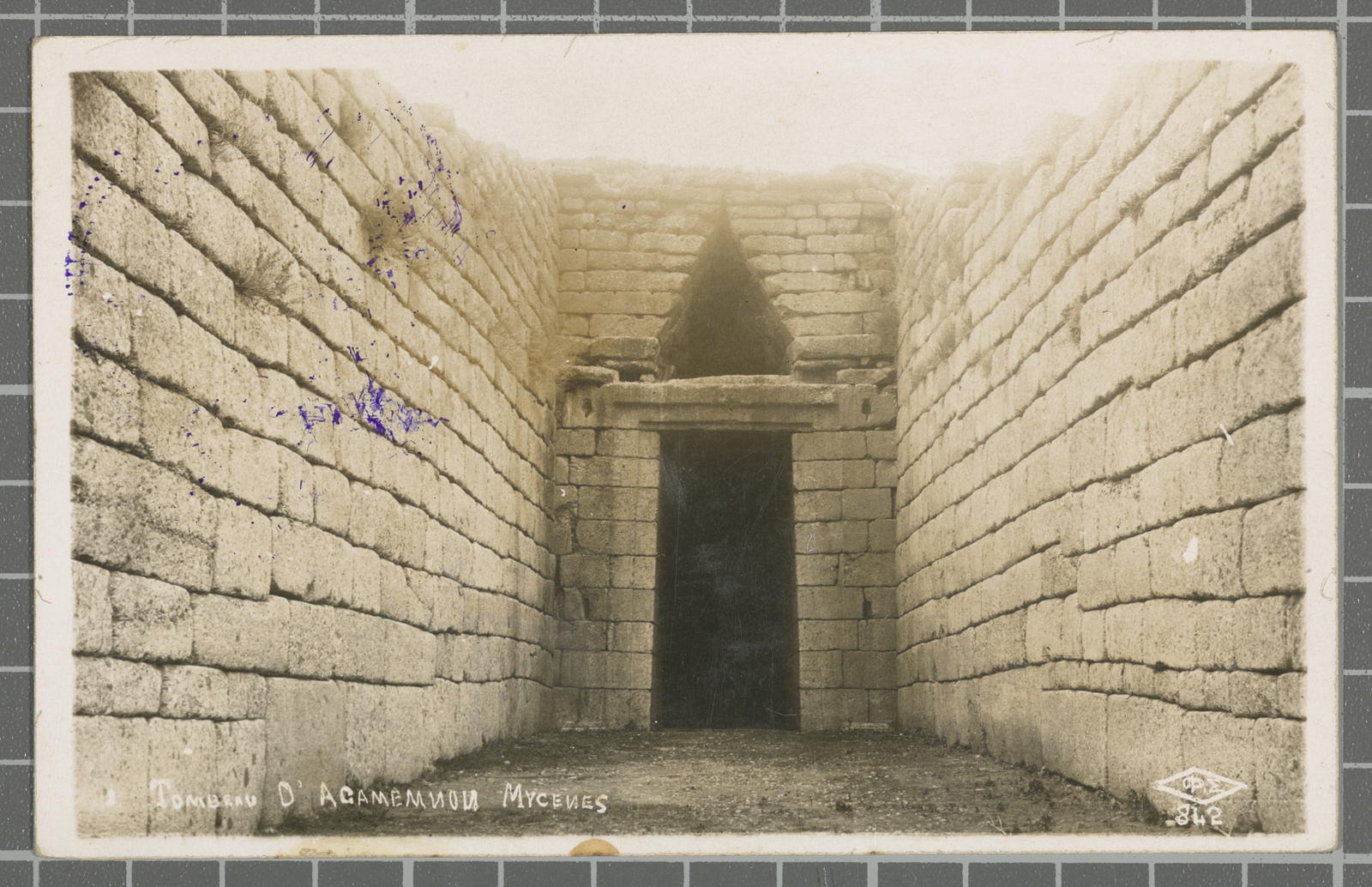 Desconegut, Tombeau d’ Agamemnon Mycenes