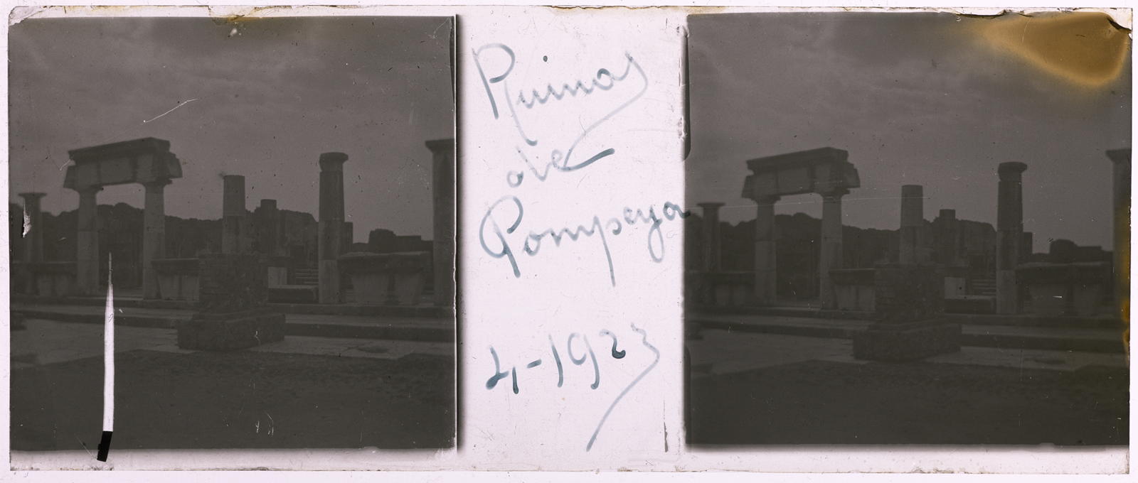 Desconegut, Ruinas de Pompeya