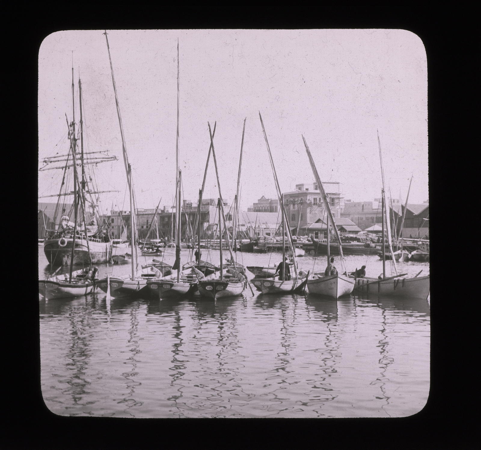 Desconegut, Alexandrie, la marine, barques de plaisance Photo Louvre