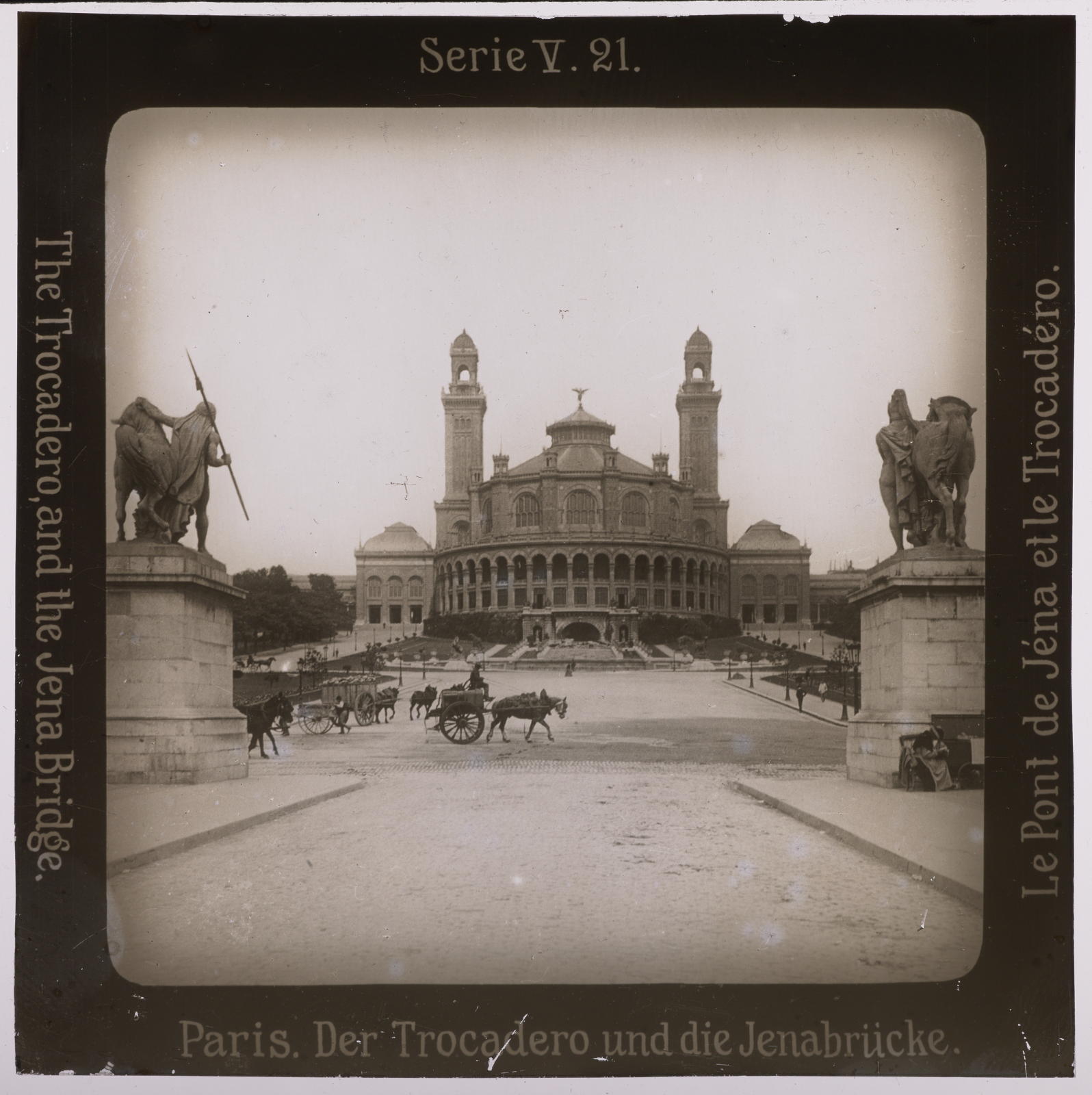 Desconegut, Paris. Der Trocadero und die Jenabrücke Projection für Alle