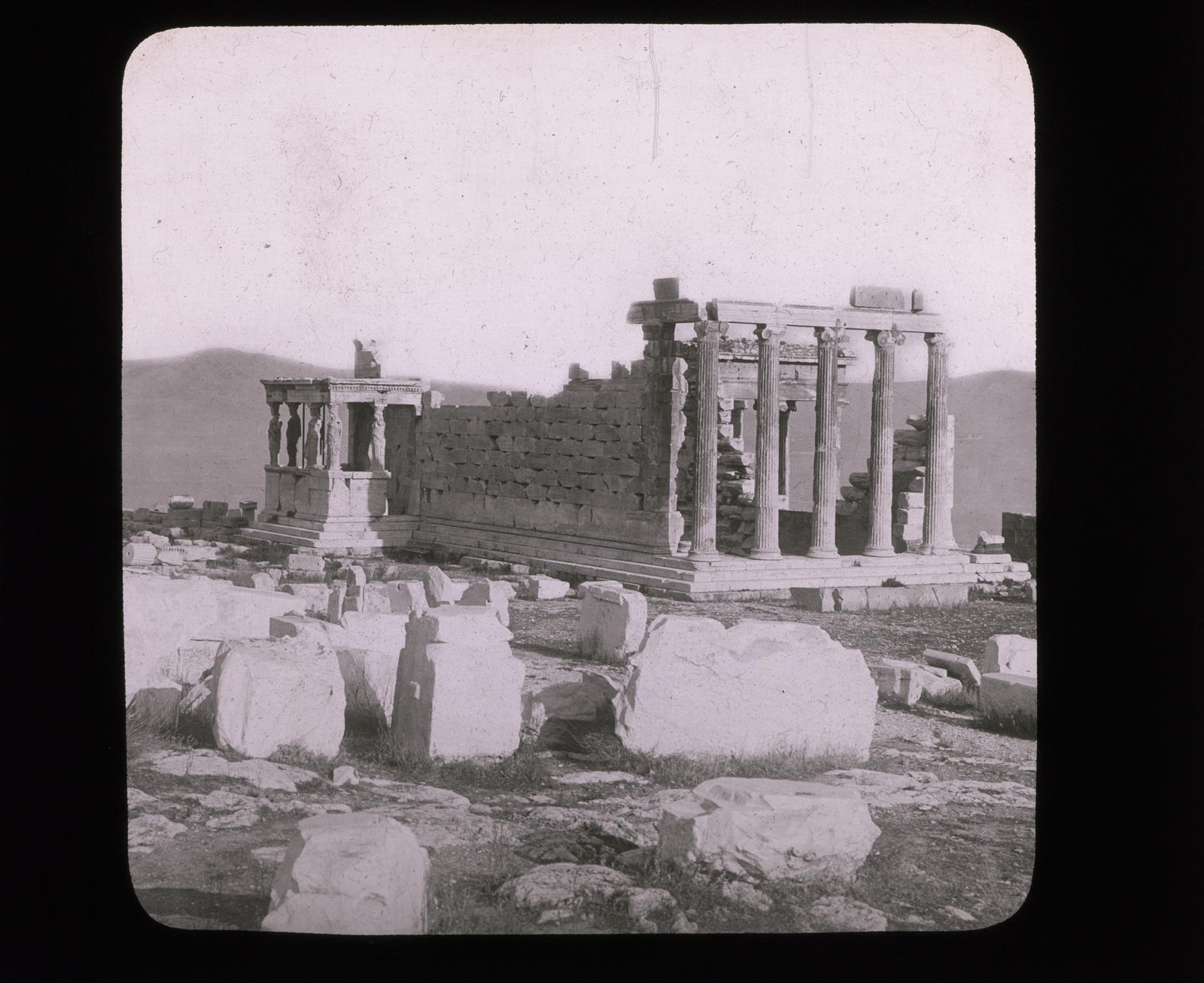 Desconegut, Athènes, l’ acropole, l’ Erectheion Photo Louvre