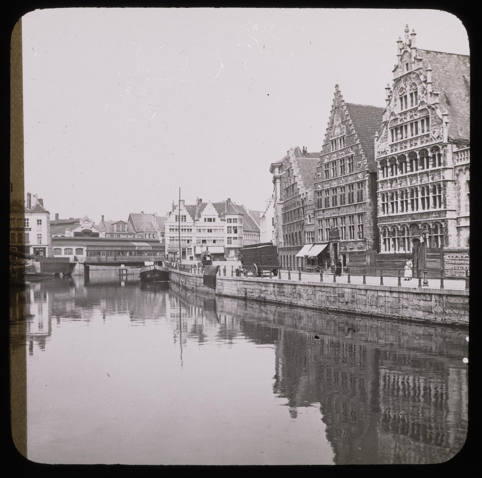 Desconegut, Gand, maison sur le quai aux Rerlies Mazo, E.
