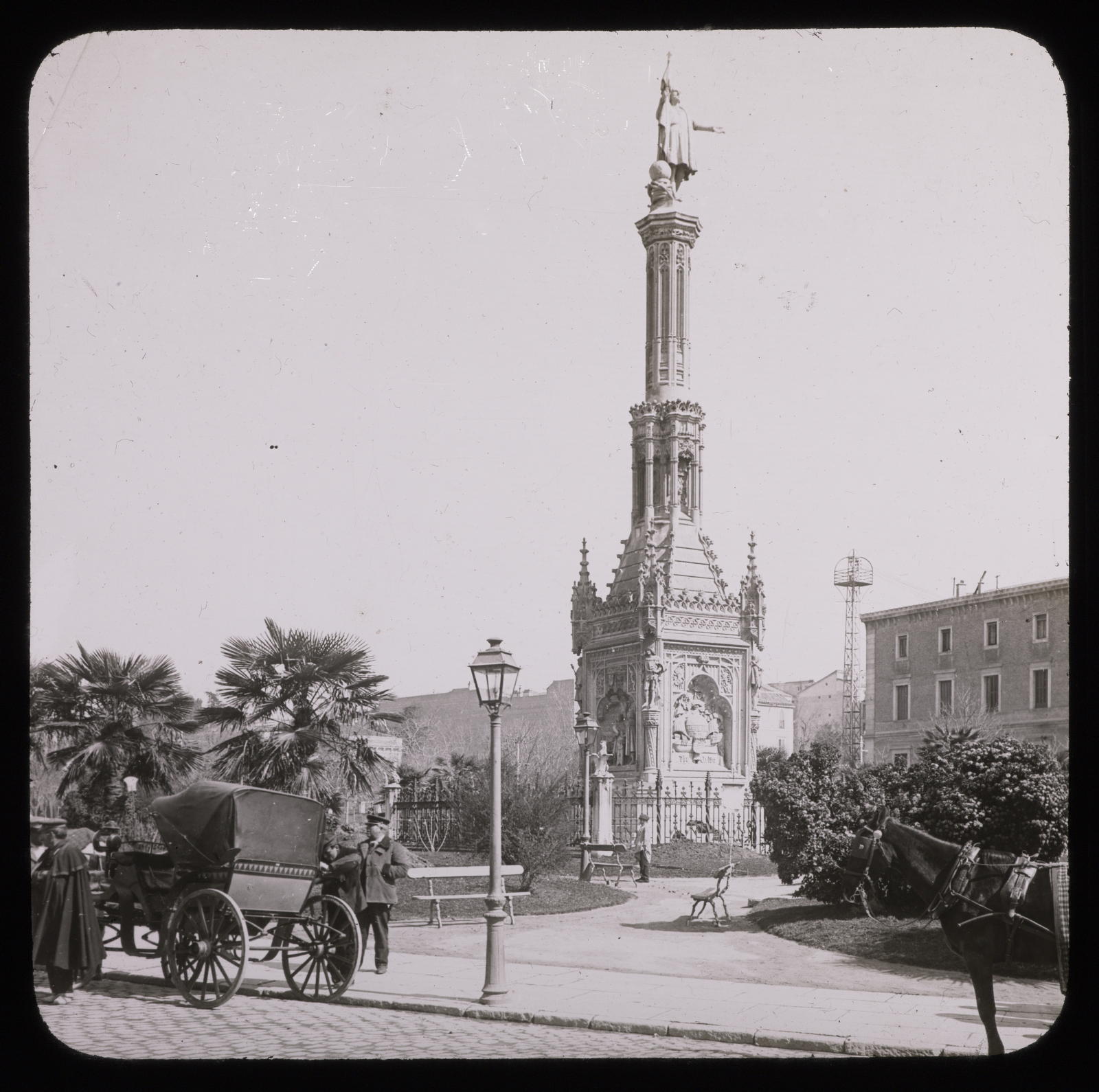Madrid. Le Monument de Chistophe Colomb Mazo, E.