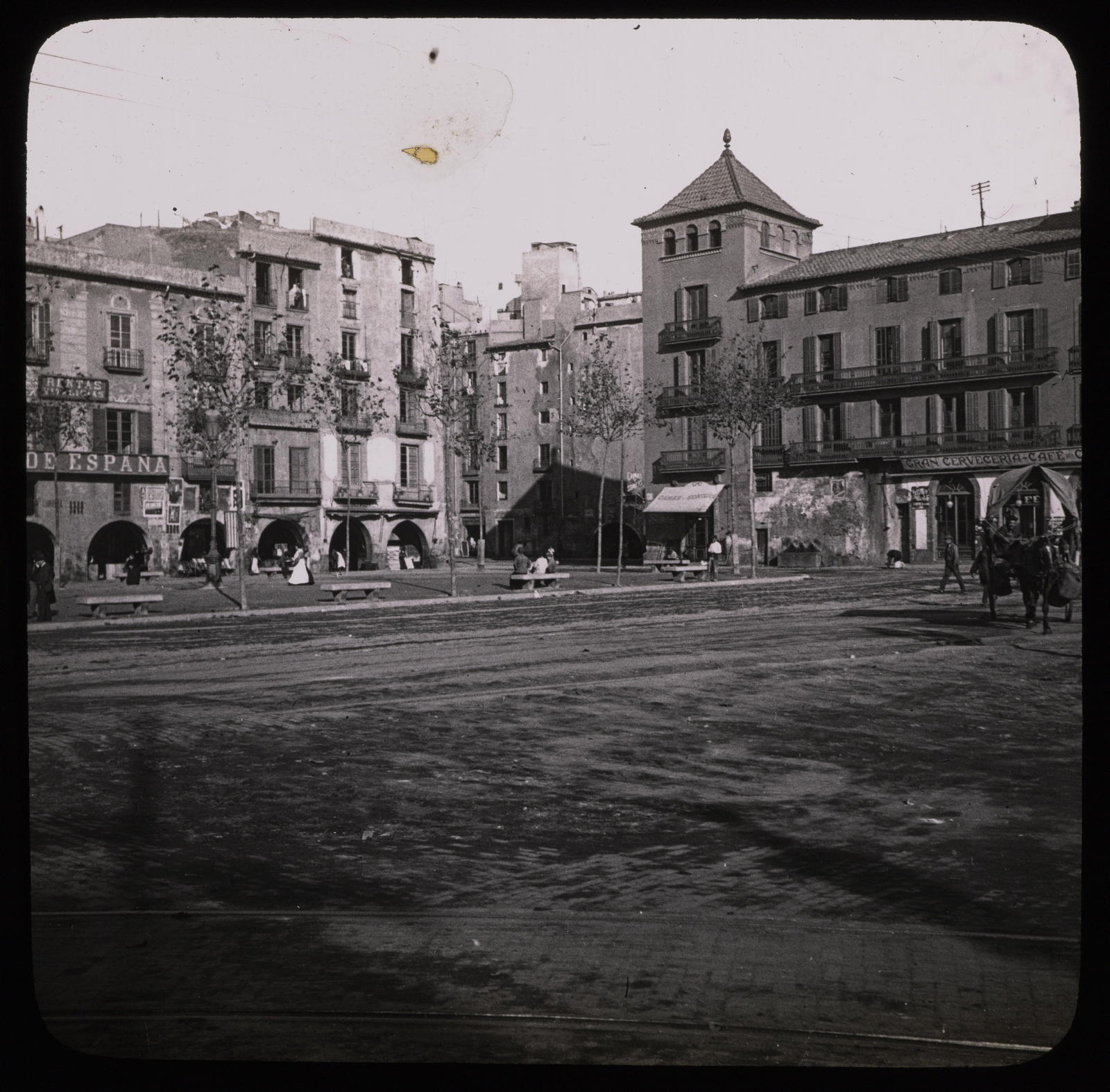 Desconegut, Barcelona. Plaza de San Sebastián
