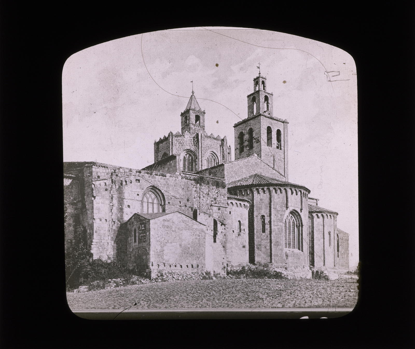 Desconegut, S. Cugat del Vallés. Outside view of Monasterio Esteva Marata, J.