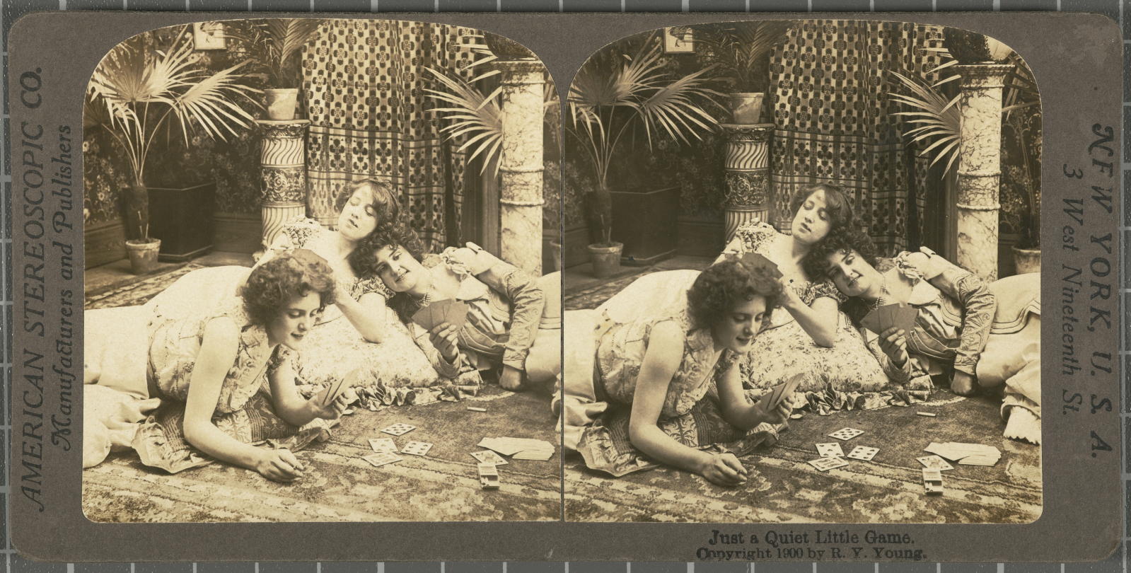 Desconegut, Just a quiet little game American Stereoscopic Company