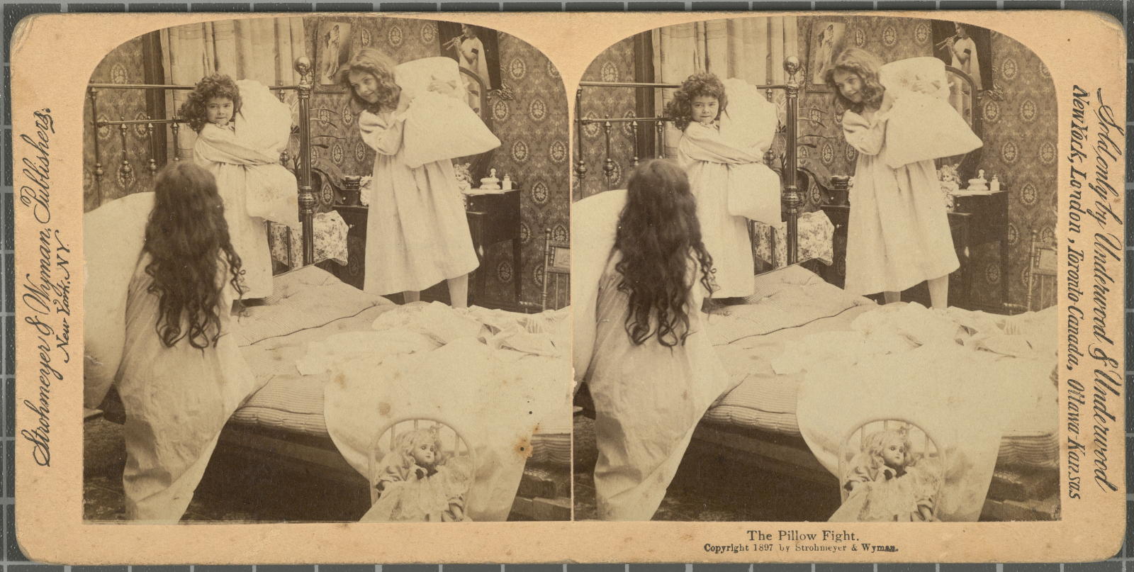 Desconegut, The pillow fight Strohmeyer & Wyman Publishers