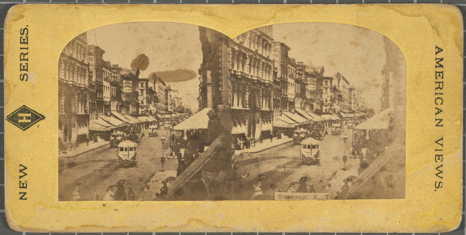 Desconegut, Broadway, N.Y. New Series