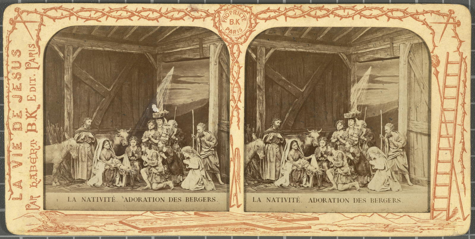 Desconegut, La Nativité. Adoration des bergers B.K. Editeur
