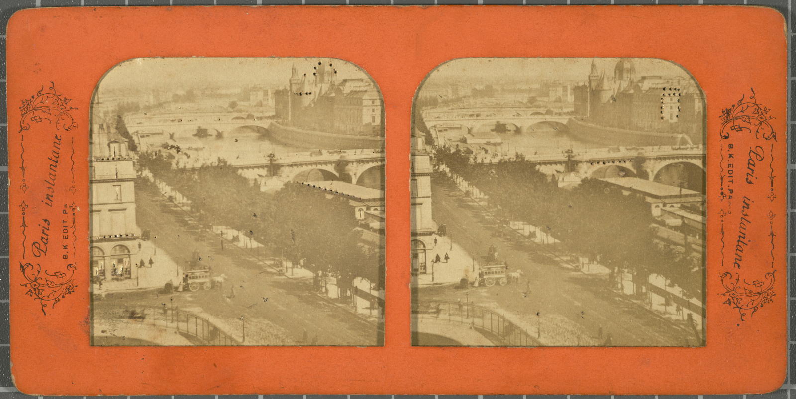 Desconegut, Vue de la Seine B.K. Editeur