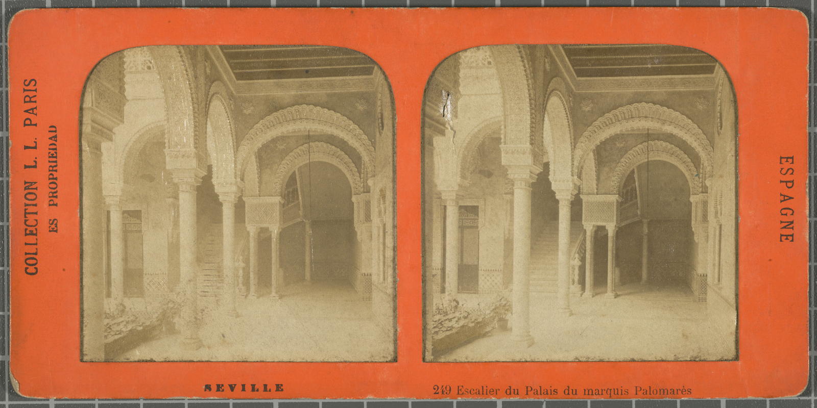 Desconegut, Escalier du palais du marquis Palomarès Lean & Levy