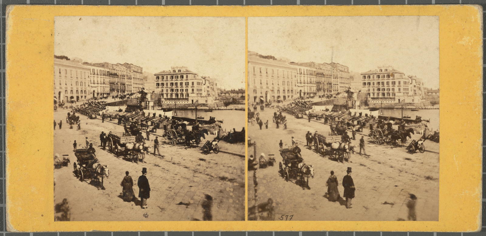 Desconegut, Le quai St.Louis. Naples