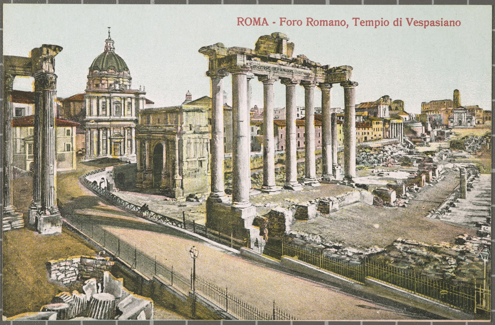 ROMA - Foro Romano, Tempio di Vespesiano