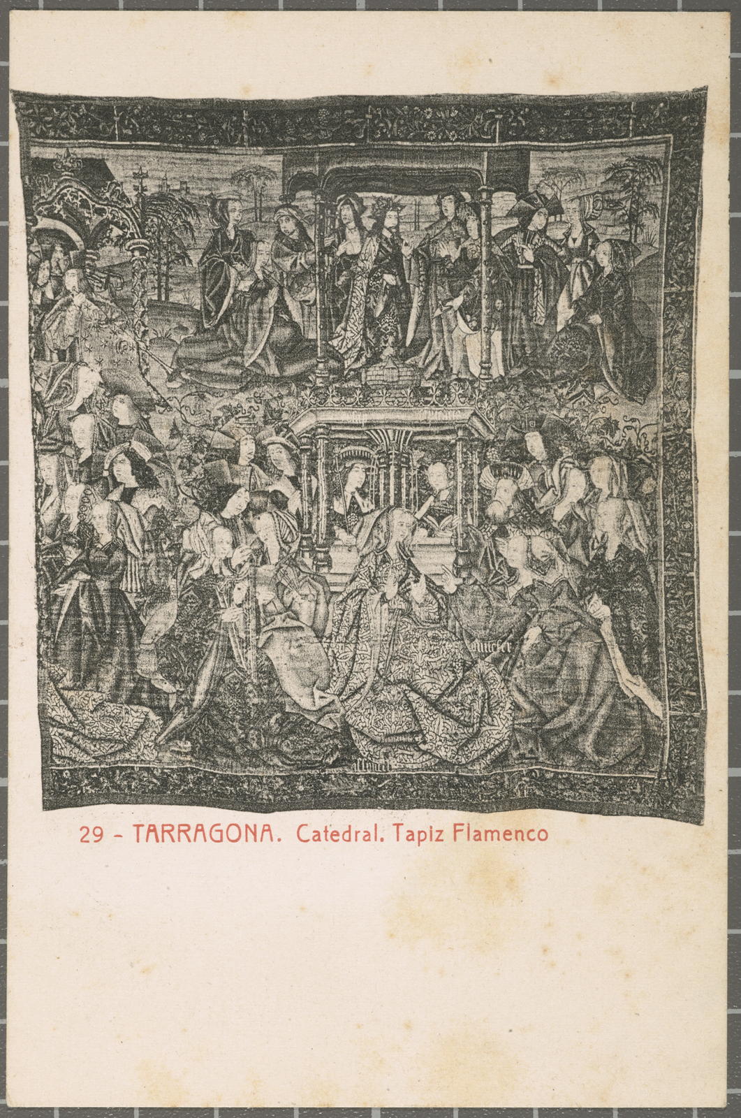 29 - TARRAGONA. Catedral. Tapiz Flamenco