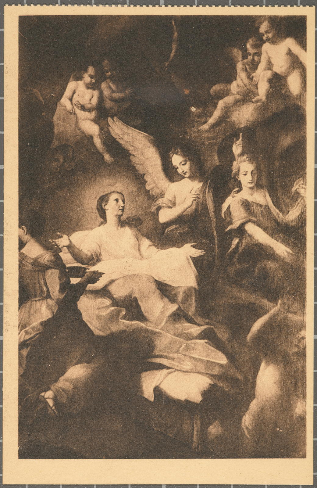 S. CATERINA - GENOVA Visión del Purgatorio (Iglesia-Cuadro en la capilla á derecha)