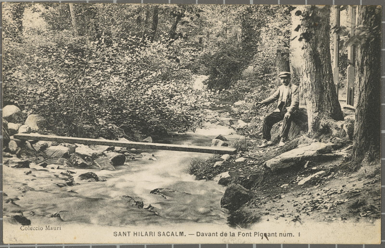 Amadeu Mauri Aulet, SAN HILARI SACALM. - In front of the Picant Source num. 1
