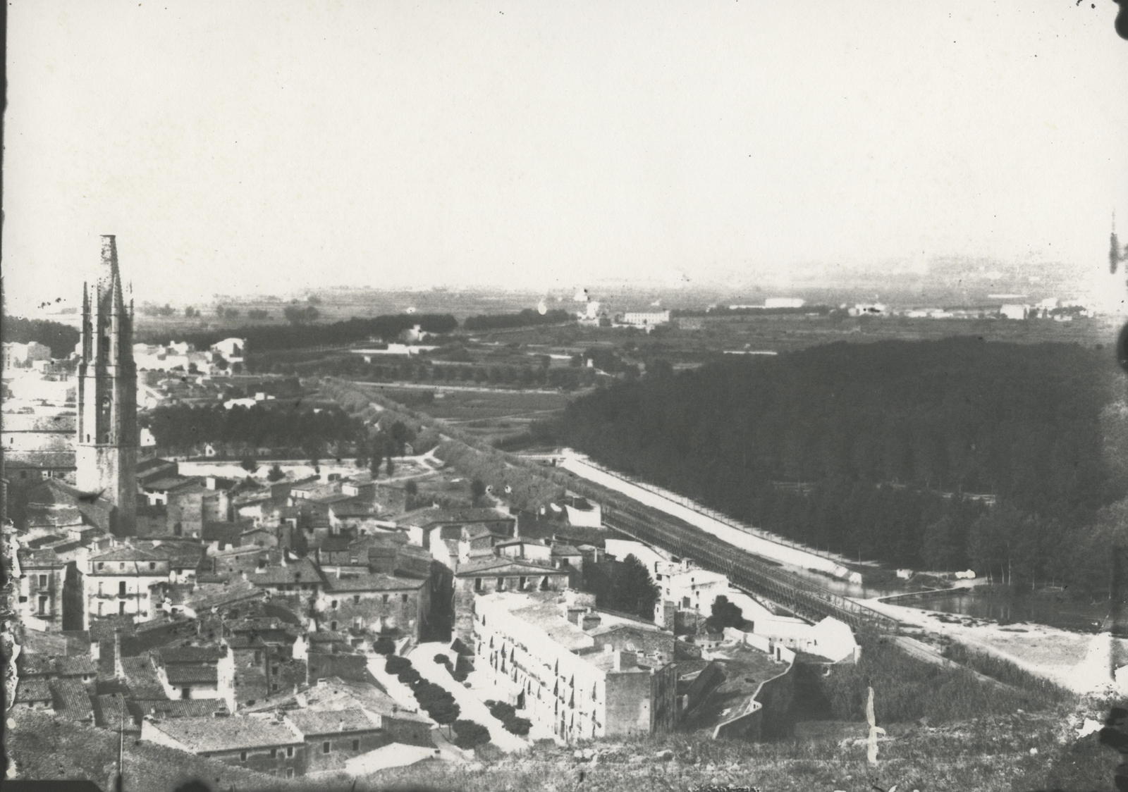Desconegut, [Panoramic view from Montjuic]
