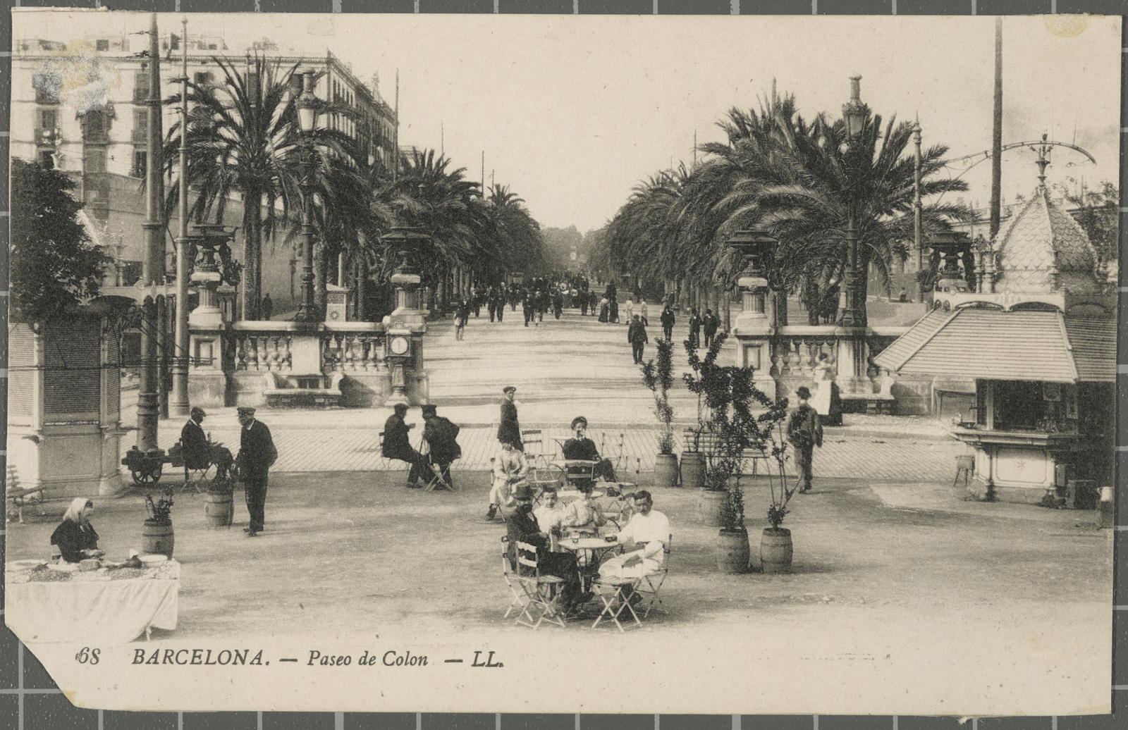 Desconegut, 68 BARCELONA. - Paseo de Colon - LL.