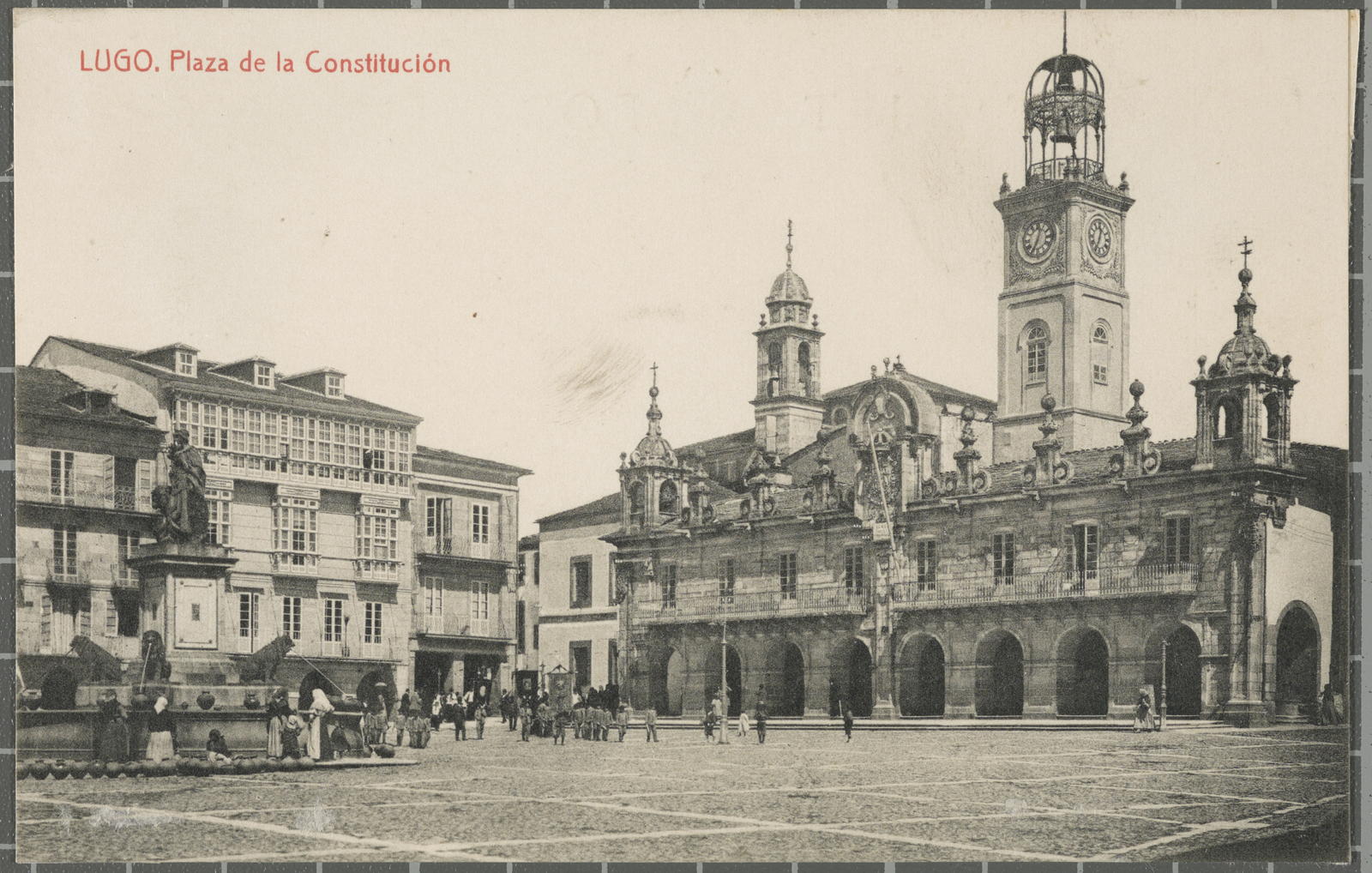 Josep (atribuïda) Thomas Bigas, LUGO. Constitution Square