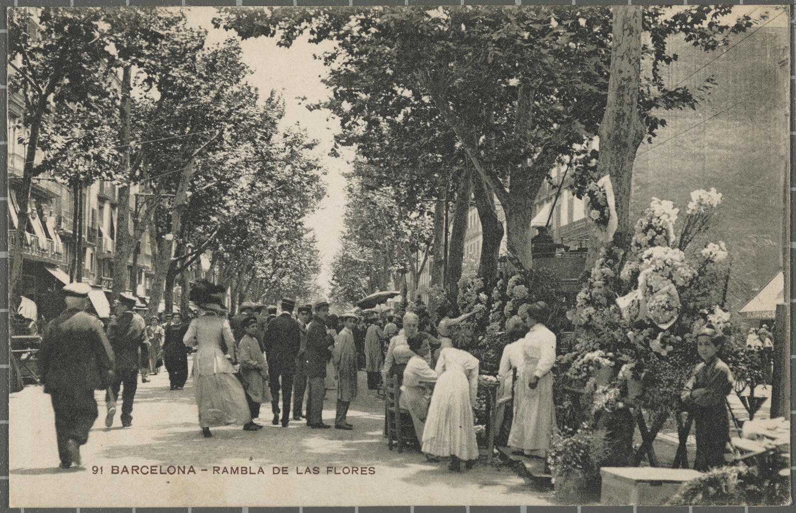 Desconegut, 91 BARCELONA - BOULEVARD OF FLOWERS
