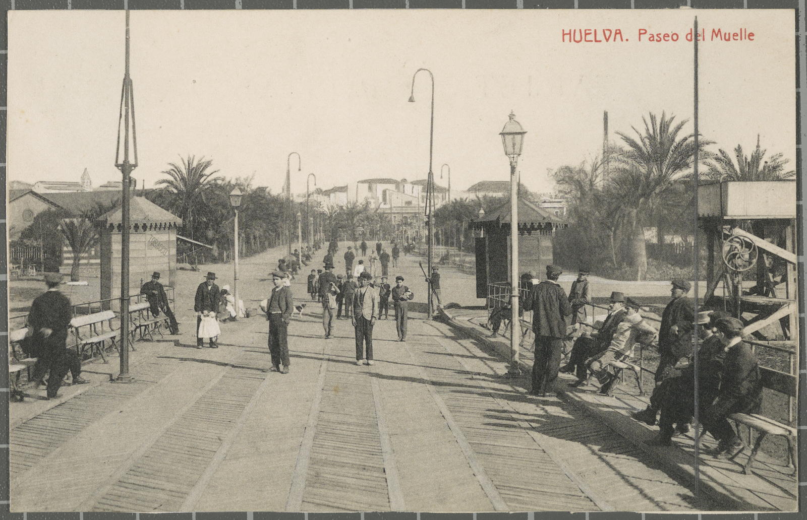 Josep (atribuïda) Thomas Bigas, HUELVA. Paseo del Muelle