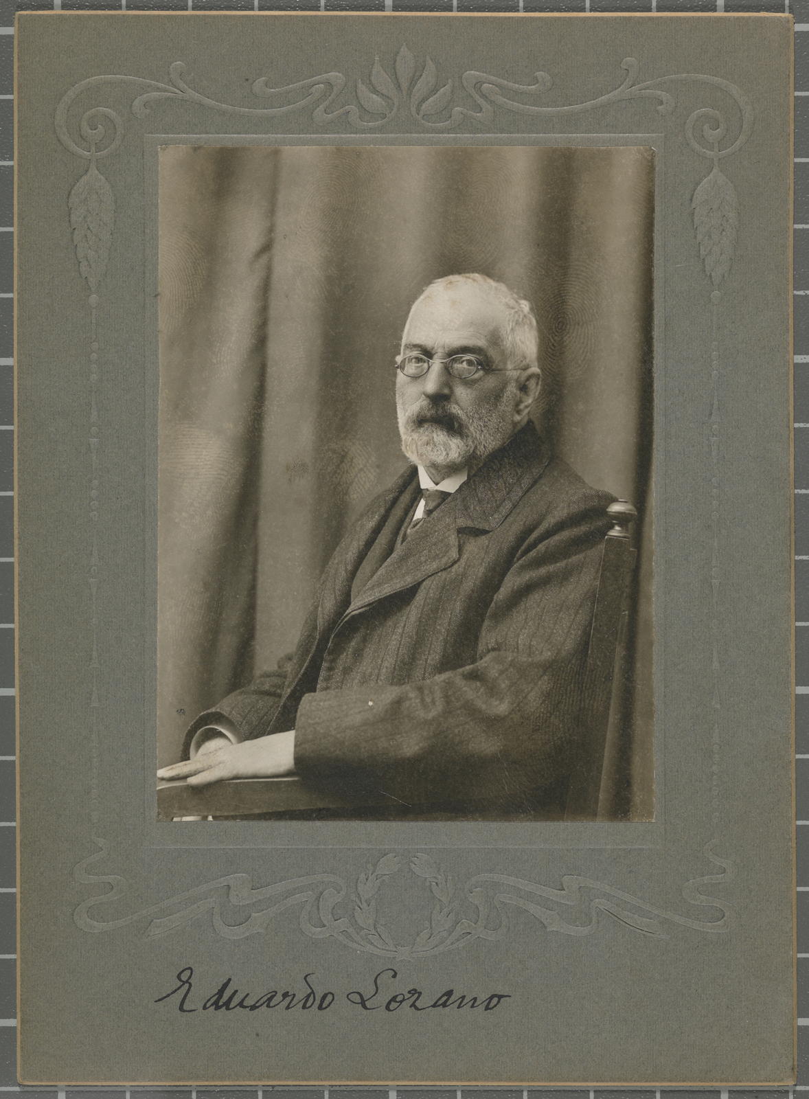 Desconegut, [Portrait of Eduardo Lozano]
