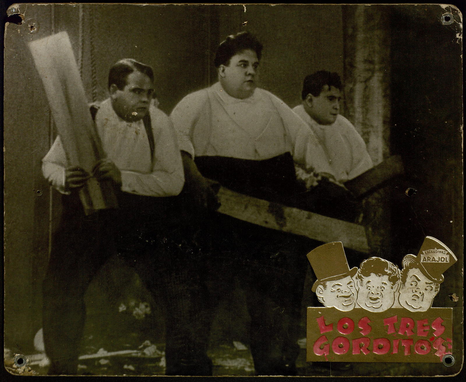 Desconegut, Tres gorditos, los