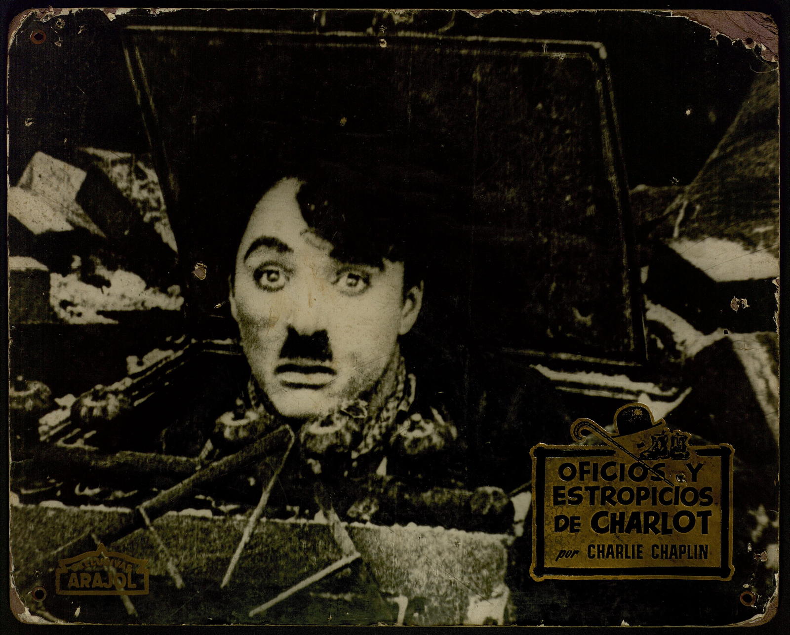 Desconegut, Oficios y estropicios de Charlot